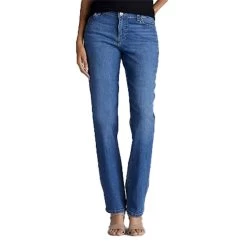 Lee Jeans Women's Stretch Relaxed Fit Straight Leg Jean - Petite