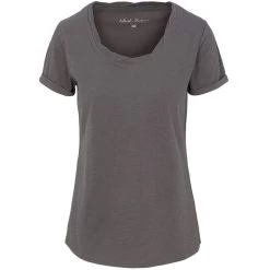 North River Women's Slub Jersey Twisted Scoop Neck Short-Sleeve Shirt -Outdoor women's clothing store NRL1339 poppy seed