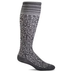 Goodhew Women's New Leaf Therapeutic Compression Sock -Outdoor women's clothing store New Leaf Therapeutic Compression Sock SW37W 850 CHARCOAL