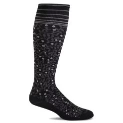 Goodhew Women's New Leaf Therapeutic Compression Sock -Outdoor women's clothing store New Leaf Therapeutic Compression Sock SW37W 900 BLACK