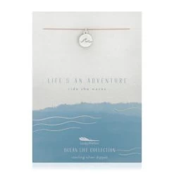 Lucky Feather Women's Sterling Silver Wave Necklace -Outdoor women's clothing store OC.WAVE MAIN WEB 540x