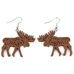 Winter Hill Jewelry Women's Moose Dangle Earring