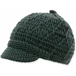 Pistil Designs Women's Jax Knit Brim Beanie -Outdoor women's clothing store Pistil Jax evergreen