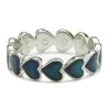 Pura Vida Bracelets Women's Love Hearts Band Ring -Outdoor women's clothing store Pura Vida Mood Love Hearts Band Ring