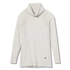 Royal Robbins Women's Westlands Funnel Neck Sweater -Outdoor women's clothing store Royal Robbin Westland Funnel Neck Sand Dollar