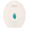 Scout Curated Wears Women's Organic Stone Necklace Turquoise/Silver - Stone Of Calm