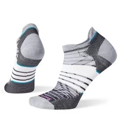 SmartWool Women's Run Zero Cushion Stripe Low Ankle Sock -Outdoor women's clothing store SW001669001 1 p
