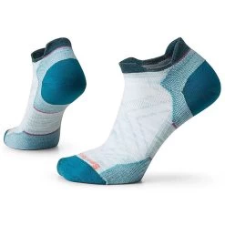 SmartWool Women's Run Zero Cushion Low Ankle Sock -Outdoor women's clothing store SW Run Low Ankle Socks Frosty Green