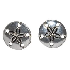 Semaki & Bird, Ltd. Women's Sterling Silver Sand Dollar Earring