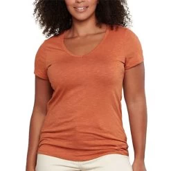 Toad&Co Women's Marley II Short-Sleeve T-Shirt -Outdoor women's clothing store T1002013 Rust