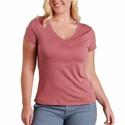 Toad&Co Women's Rose Short-Sleeve T-Shirt -Outdoor women's clothing store T1002110 Lily 1