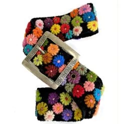 Tey-Art Women's Embroidered Belt -Outdoor women's clothing store Tey Art20Meadow20belt