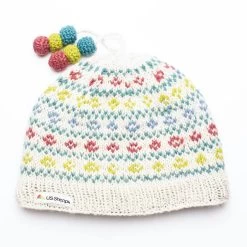 US Sherpa Women's Thame Pom Tassel Hat -Outdoor women's clothing store ThamePomHat3White MultiFemale