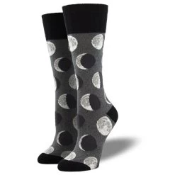 Socksmith Design Women's Outlands Many Moons Crew Sock