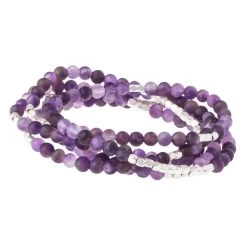 Scout Curated Wears Women's Stone Wrap Amethyst - Stone Of Protection Necklace/Bracelet -Outdoor women's clothing store Untitled1 4