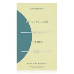 Lucky Feather Women's Two Peas In Pod Friendship Bracelet