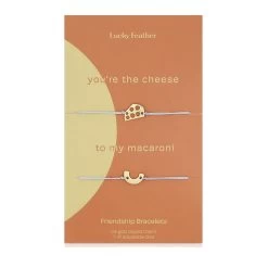 Lucky Feather Women's Cheese To Macaroni Friendship Bracelet