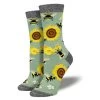 Socksmith Design Women's Bamboo Honey In The Bank Crew Sock