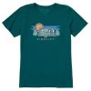 Life Is Good Women's Simplify Camper Crusher Short-Sleeve Shirt