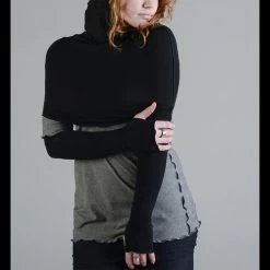 Angelrox Women's Opera Sleeves -Outdoor women's clothing store Womens Opera Sleeves 3013 BLACK model