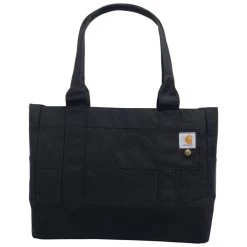 Carhartt Women's Horizontal Zip Tote Bag -Outdoor women's clothing store b0000379 001 car bags horizontal zip tote blk 1 front