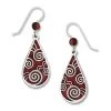 Left Hand Studios Sienna Sky And Adajio Jewelry Women's Deep Red Teardrop With Filigree Earring -Outdoor women's clothing store d9d867 0ae9bb35dfe84b1d9793f73a88a95a46