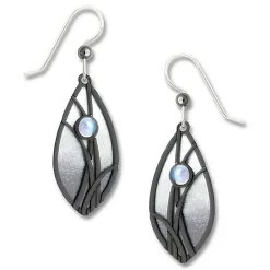 Left Hand Studios Sienna Sky And Adajio Jewelry Women's White Teardrop Earring