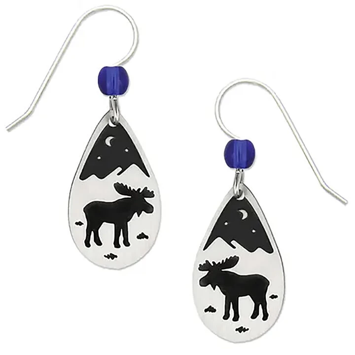Left Hand Studios Sienna Sky And Adajio Jewelry Women's Moose Teardrop Earring 3 Left Hand Studios Sienna Sky And Adajio Jewelry Women's Moose Teardrop Earring
