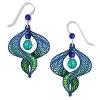 Left Hand Studios Sienna Sky And Adajio Jewelry Women's Aqua Ombre Figure 8 Earring