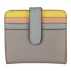 Ili New York Women's Bi-Fold Credit Card Wallet With RFID Blocking -Outdoor women's clothing store iliNewYor 7301 PastelMulti 1front