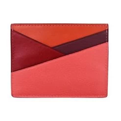 Ili New York Women's Asymmetric Card Case With RFID Blocking -Outdoor women's clothing store ili NY Assymetric Card Case Autumnal Multi 1