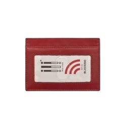 Ili New York Women's ID Card Case With RFID Blocking -Outdoor women's clothing store ili NY Id Card Case Red Front