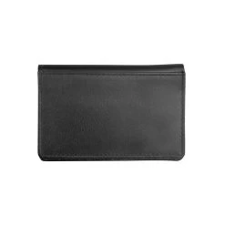 Ili New York Women's Leather Card Holder With RFID Blocking -Outdoor women's clothing store ili NY RFID Card Case Black Back