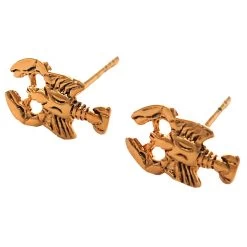 Semaki & Bird, Ltd. Women's Gold Lobster Earring -Outdoor women's clothing store lobster 1