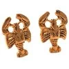 Semaki & Bird, Ltd. Women's Gold Lobster Earring -Outdoor women's clothing store lobster 2