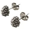 Semaki & Bird, Ltd. Women's Sterling Silver Pinecone Earring